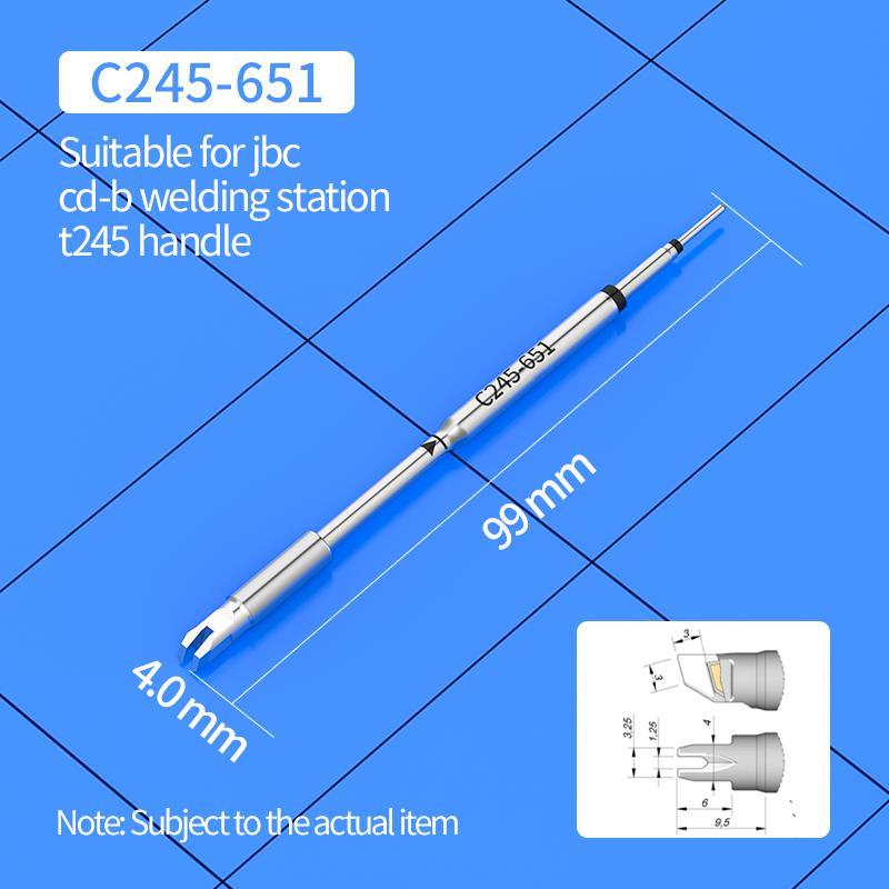 Паяльное жало C245 C245-793 405 965 651 654 667 751 754 731 763 Совместимость Паяльная ручка JBC T245 Паяльные жала