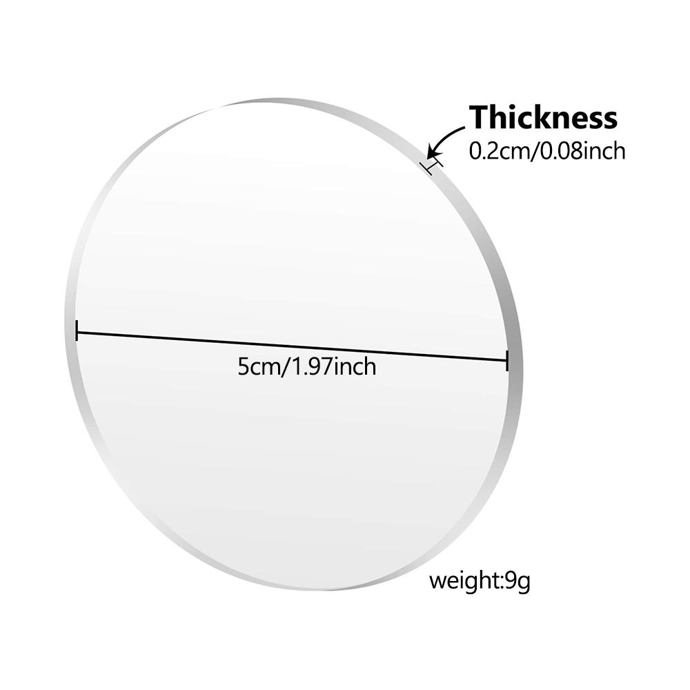 10/20 шт. Круглый прозрачный акриловый лист, прозрачная оргстеклянная пластина/стеклянная декоративная фигурка для торта, пустые акриловые диски, инструменты для украшения торта