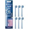 Brown EB60X6EL Oral B Replacement Brush for Electric Soft Extra Fine 6 Pieces (White) Toothbrush, Bristle,