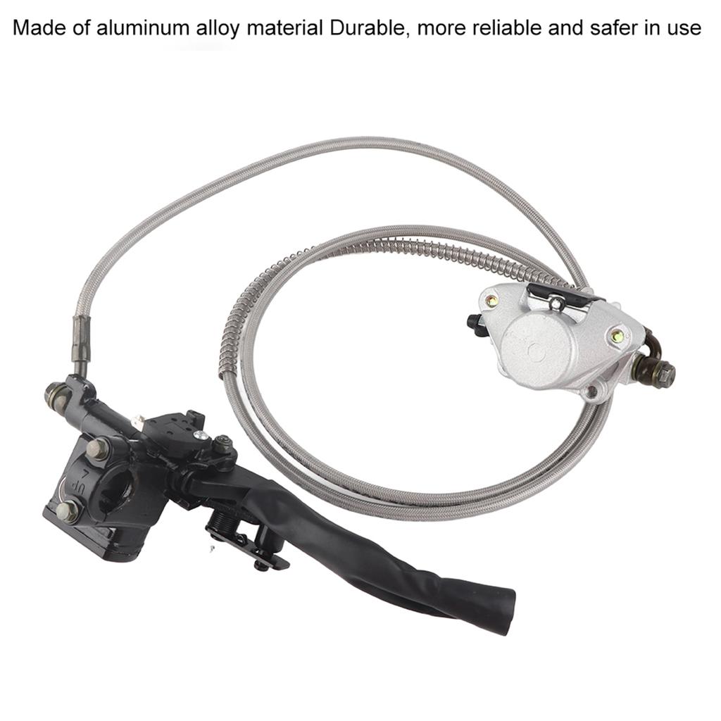 Hydraulic Rear Disc Brake Caliper System Pads Fit for 150cc 250cc Quad Dirt Bike ATV