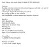 Глянцево-черная передняя решетка радиатора подходит для BMW X5 E53 2004-2006 серии X