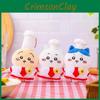 Usaqi Chiikawa Restaurant Chef Hat Doll Playful Bear Plush Keychain Fans Kids