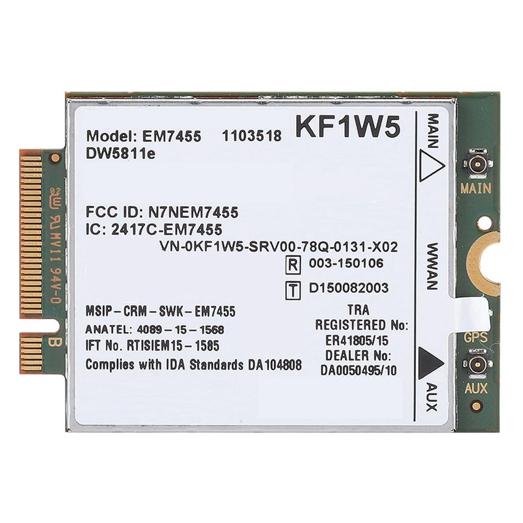 Сменный беспроводной модуль EM7455 для Dell DW5811e Qualcomm 4G LTE WWAN NGFF
