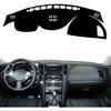 Подходит для Infiniti FX35 FX50 FX37 2009-2013, крышка приборной панели, крышка приборной панели автомобиля, нескользящий коврик для приборной панели, автомобильные аксессуары, левое руле, черная кромка