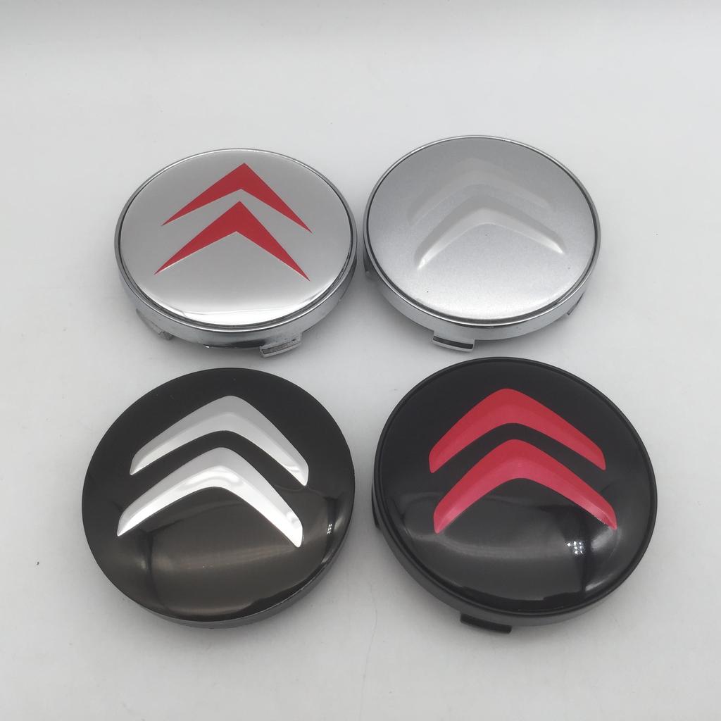 4 шт. 3D Для Citroen 56 мм 60 мм 68 мм Автомобильный значок Колпачки ступицы Колесные колпачки Наклейки Декоративные наклейки Аксессуары для стайлинга