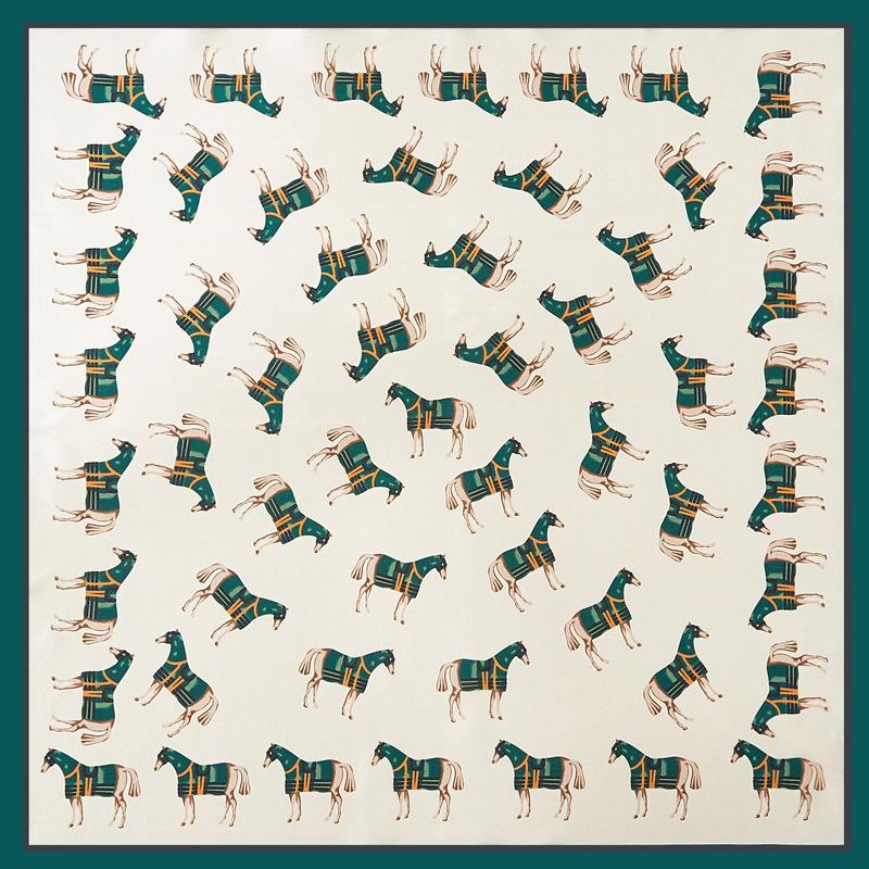 Маленький квадратный шарф, женский весенний новый шелковый атласный шелковый шарф с принтом, шаль на шею, подарок, мода