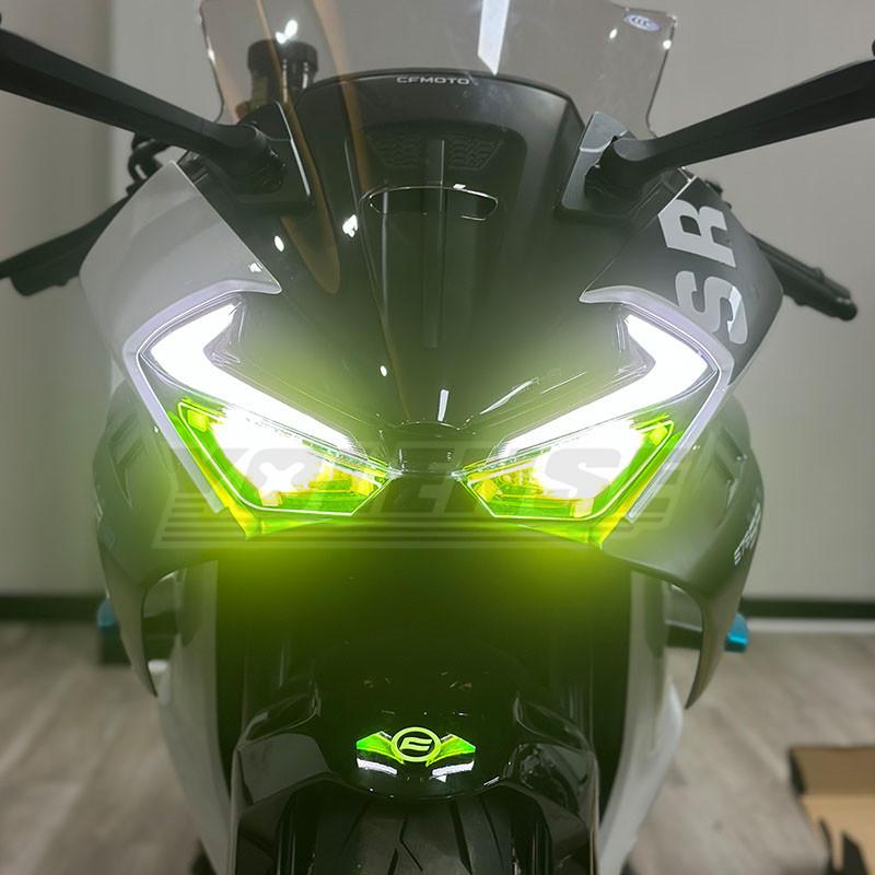 Для мотоцикла 675SR 675SR-R 2024 Акриловая Защитная Крышка Передней Фары Защитное Стекло Фары