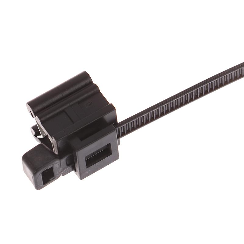 10 шт. 5X200 мм Автомобильный листовой металл Кабельная стяжка Крепление трубопровода Кромка Автомобильный люк Автомобильное окно Пластиковая стяжка-молния Жгут проводов Стальной зажим