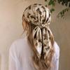 Scarf Woman Hijab Square Headscarf Bandana Handkerchief Silk Scarves Woman Fashion Windproof Shawl Wraps Turban Headband