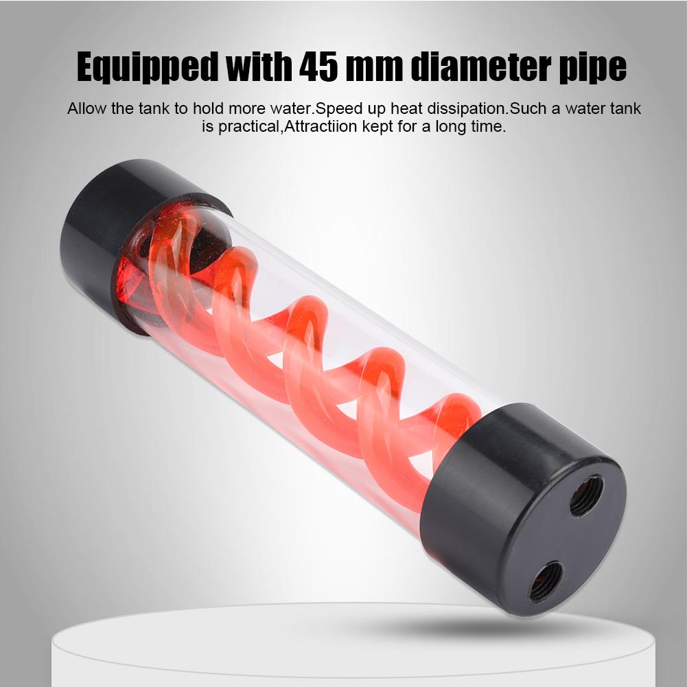 Water Tank 200MM with G1 4 Thread for PC Desktop Computer Cooler Accessory