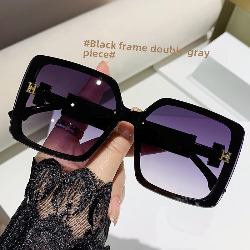 Высококачественные солнцезащитные очки без оправы для женщин — защита от ультрафиолета, идеально подходят для круглого лица и летнего солнца.