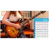 Printed Vinyl Paper Guitar Practice Chord Chart Color Coded Chord Fingering Diagram  Music Lessons