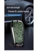 Changan Qiyuan A05/A06/A07 Key Cover - Q05 125MAX Remote Metal Shell with Leather Snap Button