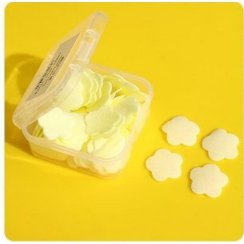 Petal Soap Paper Travel Portable Disposable Hand Soap Tablet Children Hand Washing Soap Paper Outdoor Flower-shaped Washing Soap