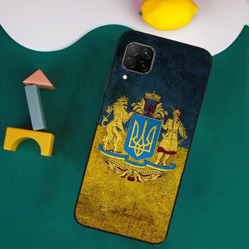 Флаг Украины для Huawei Nova Y73 Y72 Y70 Y90 Y60 Y61 Y91 12s 12i 11i 8i 9 10 SE P40 Lite P30 P60 Pro Чехол