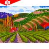 5d Diamond Embroidery Cross Stitch Landscape Diamond Painting Field Diamond
