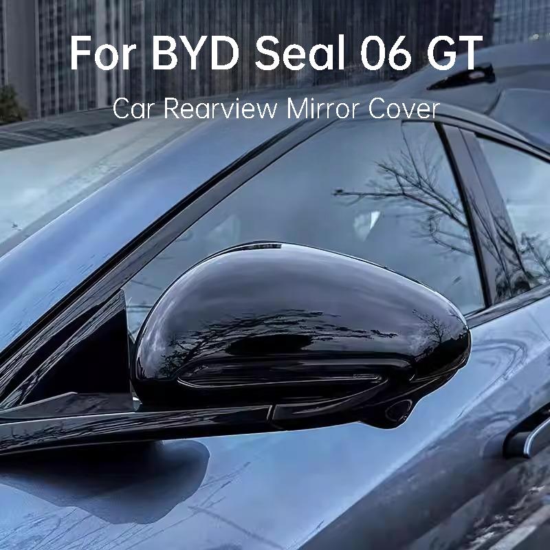 Для BYD Seal 06 GT Автомобильное Зеркало Заднего Вида Крышка Защита от Дождя Рамка Дождевик Накладка Защитная Наклейка Аксессуары для Внешнего Модификации