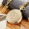 Антикварные Стимпанк Винтажные Кварцевые Карманные Часы с Римскими Цифрами Многоцветный Корпус Ожерелье Подвеска Часы Цепочка Мужские Женские