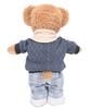 Teddy Bear Online Store Alice Duffy Outfit Costume with Scarf and Sweater Coordinate Size S No.3 (No Body)