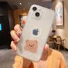 Подходит для Apple 15promax чехол для телефона, обнимашка плюшевый мишка 14 iPhone, анти-падение 13 минималистский все включено 12 мягкий чехол 11