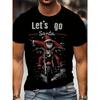 Christmas 3D Santa Claus Print T Shirt for Men Casual Short Sleeve Tee Shirts Fashion O-Neck Top New Year Gift Oversized T-Shirt