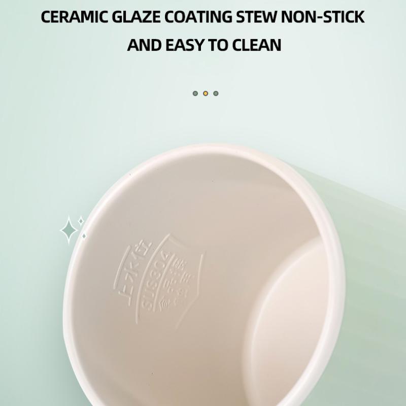 Мини-чашка для воды с электрическим подогревом из нержавеющей стали, многофункциональная чашка для здоровья, чашка с антипригарным покрытием, бытовой электрический чайник для тушения