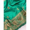 Silk Saree from the ALMAARI Store Is Adorned with Beautiful Zari Work In Form of Traditional Motifs. This Beautiful Saree