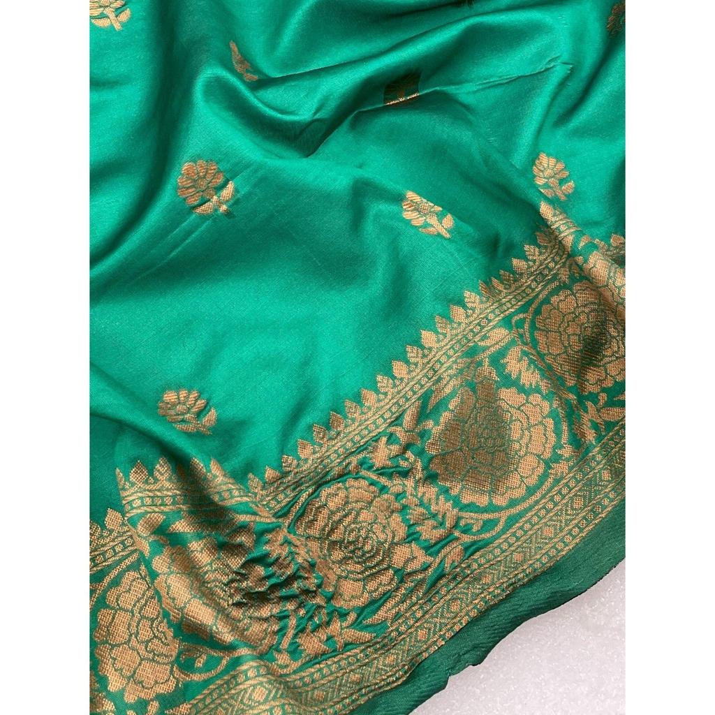 Silk Saree from the ALMAARI Store Is Adorned with Beautiful Zari Work In Form of Traditional Motifs. This Beautiful Saree