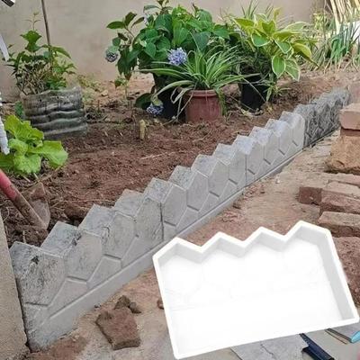 Многоразовая декоративная форма для кирпича DIY Модель ограждения, боковины кровати, камня Патио