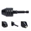 1/4 Inch Hex Shank Chuck Black Drill Bit Chuck Tool Keyless Drill Chuck  Grinding Machine