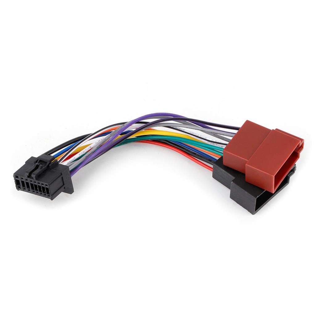 Автомобильный стерео жгут с 16-контактным портом на 8-контактный разъем Mini Iso, кабель проводки подходит для Pioneer 2003?на