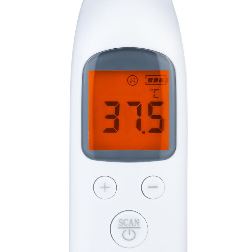 Rosfix Bezdotykowy Termometr Medyczny na Podczerwień – Dokładny Pomiar Temperatury Ciała | Zakres 32–42 °C | Ekran LCD, 32 Pamięci