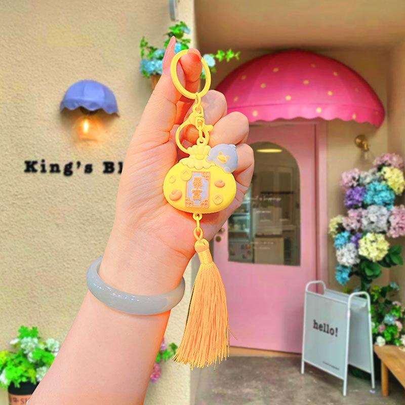 Праздник лодок-драконов в китайском стиле, счастливая сумка, милые мультяшные животные, кисточки, брелок, подвески, украшения, украшения, подарки для пары