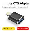 OTG USB 3.0  Adapter for IPhone 14 13 12  Pro XS Max XR X 8 Plus 7 6s IPad Lightning Male To USB3.0 Adapter for IOS13 Above