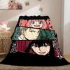 SpyxFamily Pretty 2D Cartoon Flannel Blanket, Print Decoration for Bed, Soft Sofa Travel Picnic Blanket_LIAN