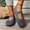 Leisure Sweet Flats for Women Summer Slip on Round Toe Classic Shoes for Women Solid Elastic Band Flock Platform Flats Plus Size