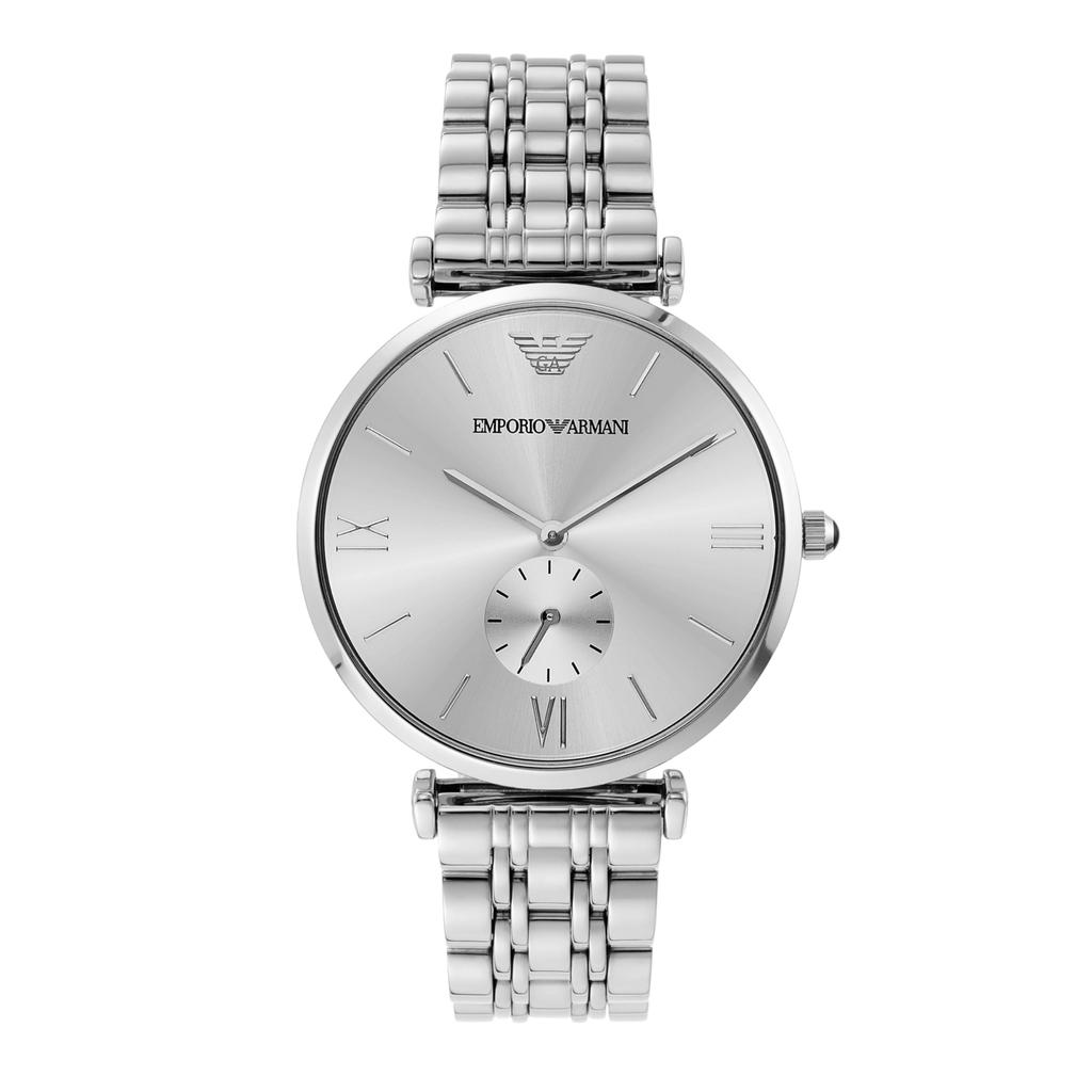 Emporio Armani AR1819 Men's Silver Watch, Officially Imported