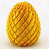 3D Printed Twisty Fidget Egg Portable Sensory Toy Stress Relief Desk Toy for Office Workers Kids Easter Basket Fillers
