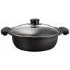 Panasonic IH Compatible Pot with Glass Lid Tabletop Black KZ-AN10-K