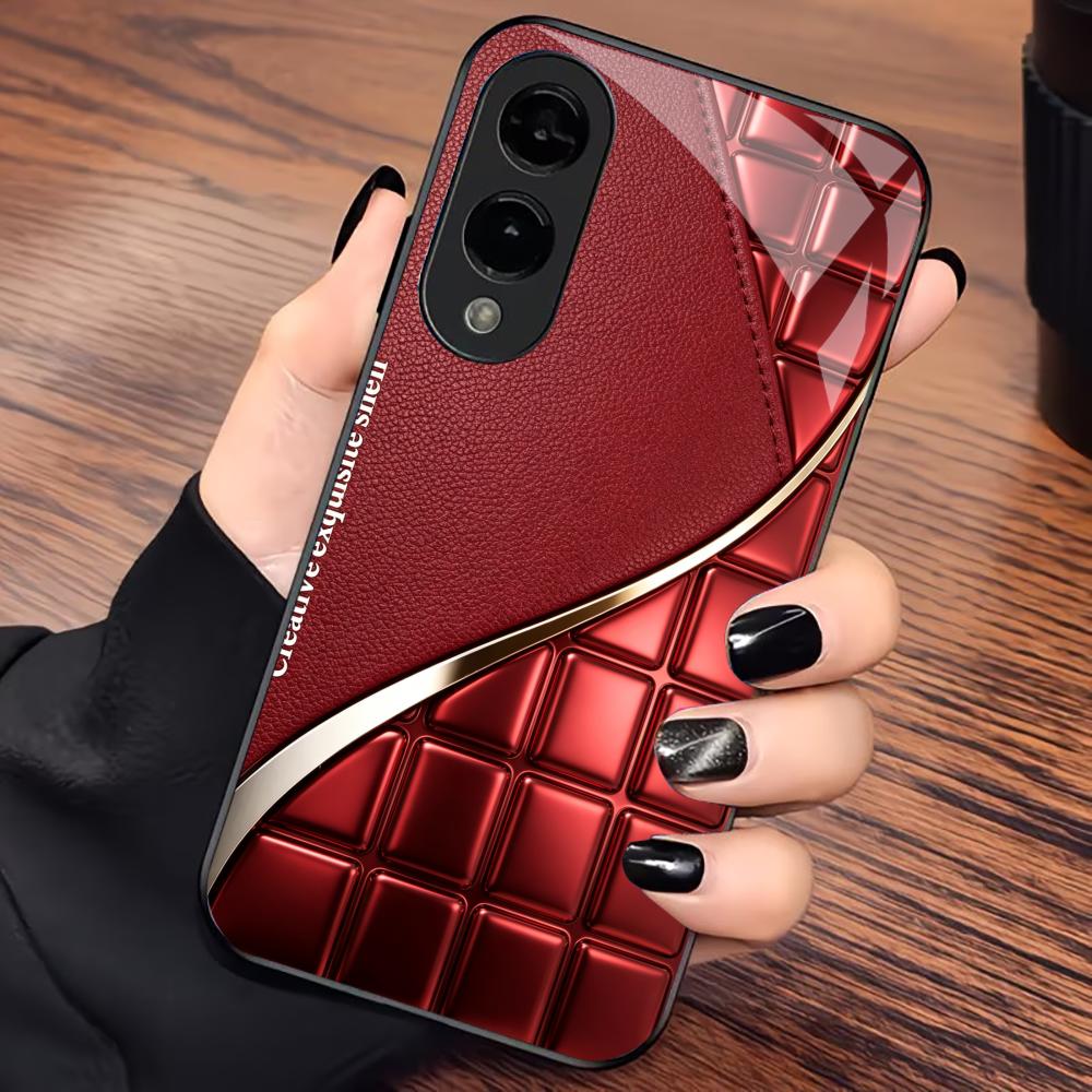 Trendy Luxury Red s26 ultra case s25 ultra case phone case glass for Samsung Galaxy S26 S25 S24 S23 S22 FE Ultra Plus