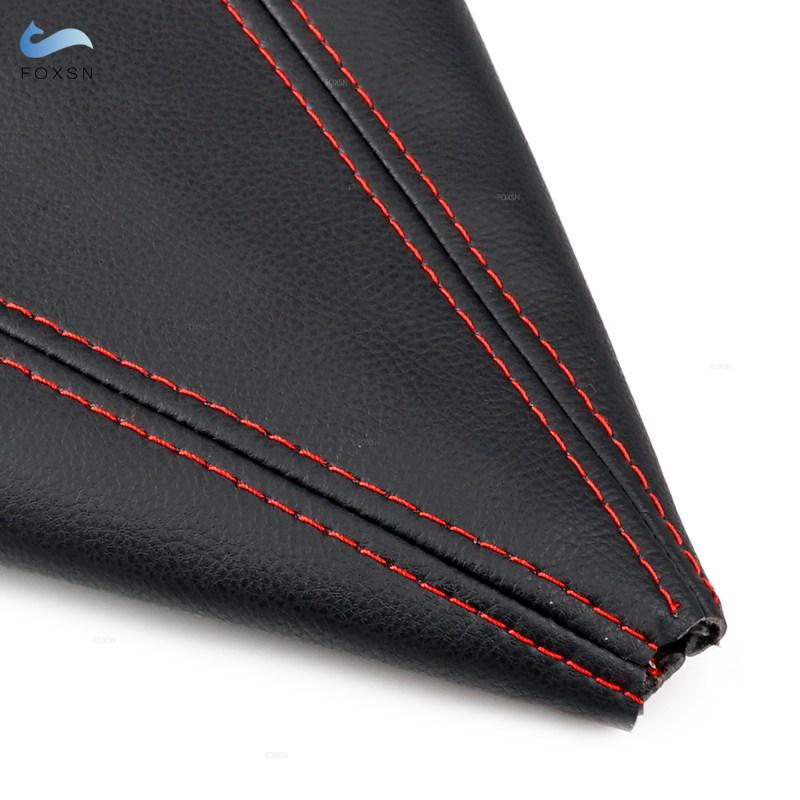 Кожаный чехол для автоматического переключения передач для Land Rover Freelander 2 2008-2013, центральный воротник переключения передач, чехол для багажника с ручным тормозом