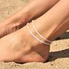 European & American Caterpillar Chain Star Anklet - Sparkling Summer Jewelry