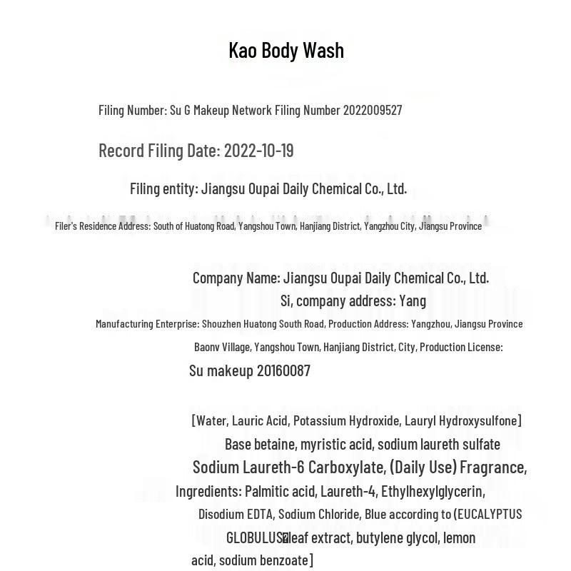 Kao Moisturizing Shower Gel