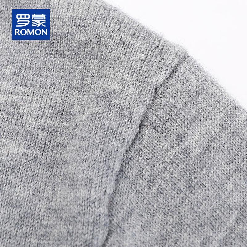 ROMON Мужской толстый пуловер с V-образным вырезом из 100% кашемира