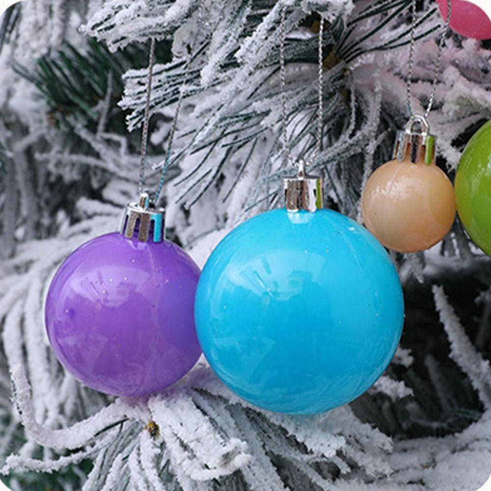 15/20 шт. Водонепроницаемый рождественский шар Пластиковое подвесное украшение на рождественскую елку Окно