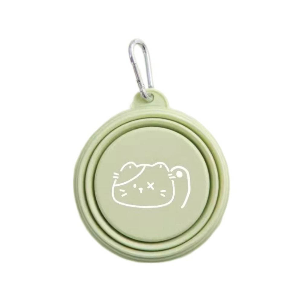 350 мл Контейнер для воды и корма для щенков Складная миска-кормушка Многоцелевые товары для домашних животных Собака