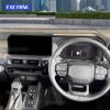 For Toyota Land Cruiser FJ 2026‑2028 RHD Gloss Black trument Dashboard Meter Frame Trim 2Pcs Interior Decor Accessories