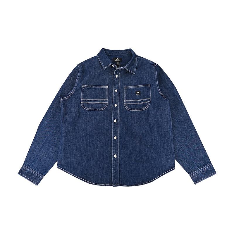 Новые футболки Converse Мужские Синие A01 10028411-A01