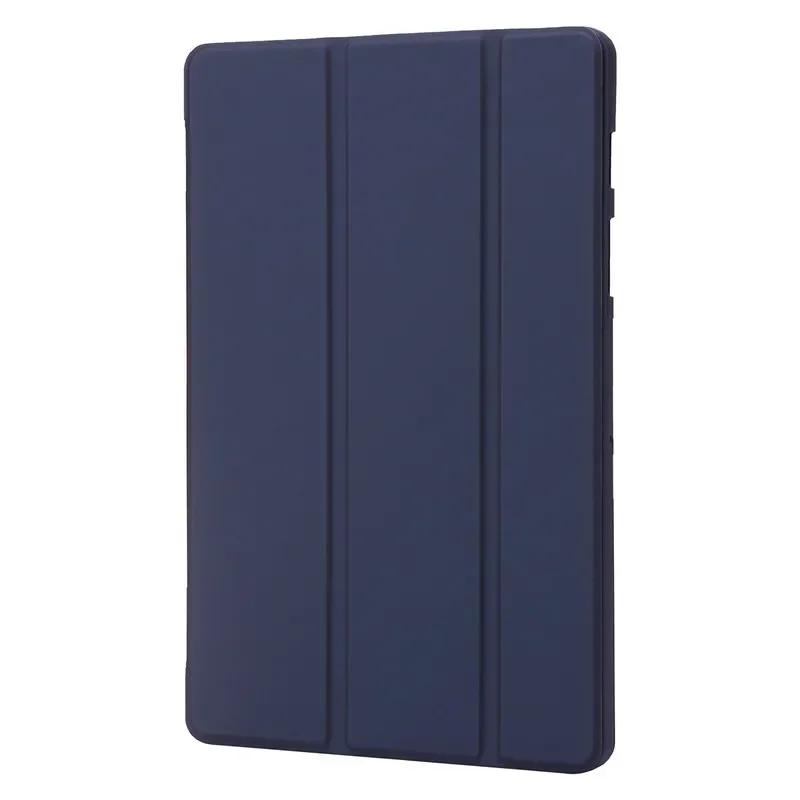 Чехол для Samsung Tab A9 8,7" Тройной из ПУ кожи Мягкая задняя крышка Подставка Чехол для планшета для Galaxy Tab A11 8.7 A9 8.7 дюйма SM X110 X130