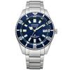 Citizen Promaster Diver's Watch, Waterproof, Automatic, Titanium, Blue, NB6021-68L, Men's, Silver